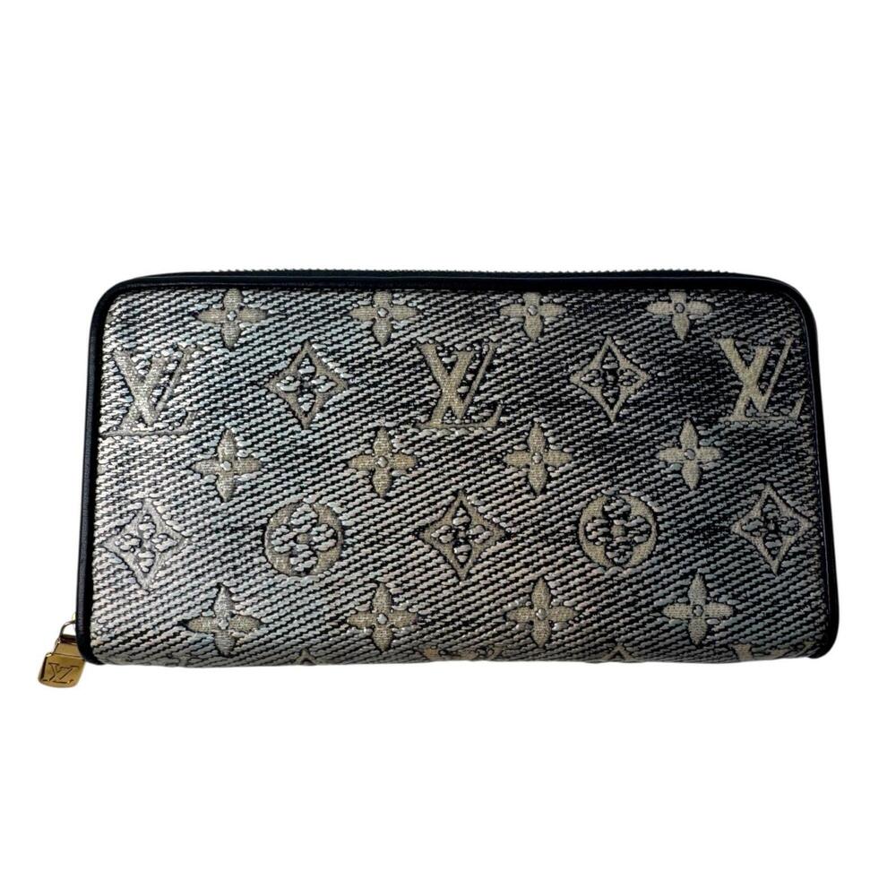 Louis Vuitton Zippy Wallet Monogram Jacquard Long M82468 IC Women's